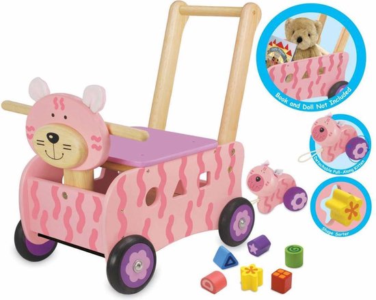 I'm Toy Loop/duwwagen Poes - Roze — afbeelding 3