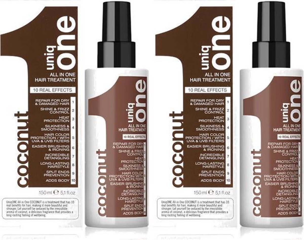 Uniq One All In One Hair Treatment Coconut Duopack
