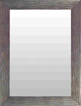 Spiegel Oud Zilver 68x108 cm – Stella – Lange Spiegel Zilver – Design Wandspiegel Hal – Spiegel met Zilveren Lijst – Perfecthomeshop
