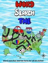 Word Search The USA: Word Searches and Fun Facts for all 50 States! - Large Print