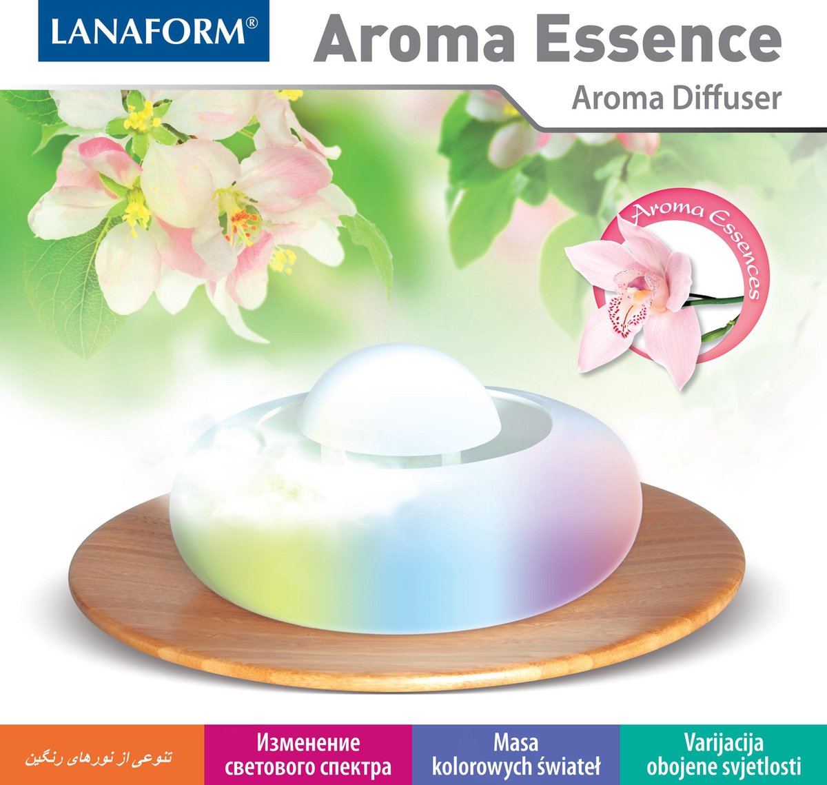 Aroma Essence Aroma Diffuser Tafellamp Multicolor