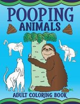 Pooping Animals Adult Coloring Book