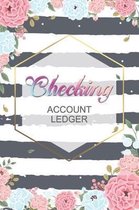 Checking Account Ledger