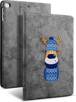 iPad Air 2019 hoes |iPad Air 3 hoes | Kunstleder Hoesje | Case Bescherm | Cover Grijs | kerstcadeau