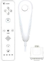 Wii Motion Plus + Remote Controller + Wired Nunchuck White (Njoy)