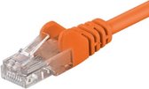 CAT5e UTP patchkabel / internetkabel 1 meter oranje - CCA - netwerkkabel