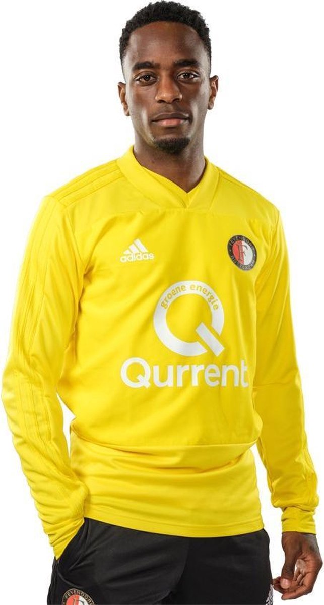 Adidas Feyenoord Trainingstrui - maat S - kleur geel - seizoen 18/19 |  bol.com