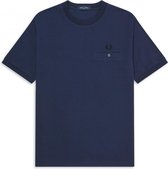 Fred Perry - Pocket Detail Pique Shirt - Blauw T-shirt - L - Blauw
