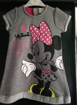 Minie mouse jurk grijs 12 maanden