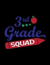 3rd Grade Squad: Daily Homework Tracking Notebook and Monthly Calendar, Write and Check Off Assignments Elementary School
