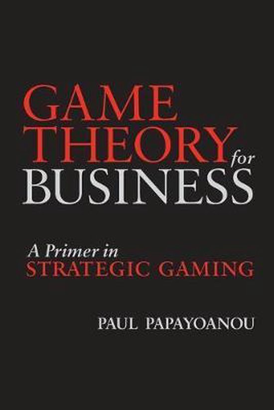 Game Theory for Business - cover
