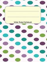 Wide Ruled Notebook: 8.5 x 11 Journal 100 Pages