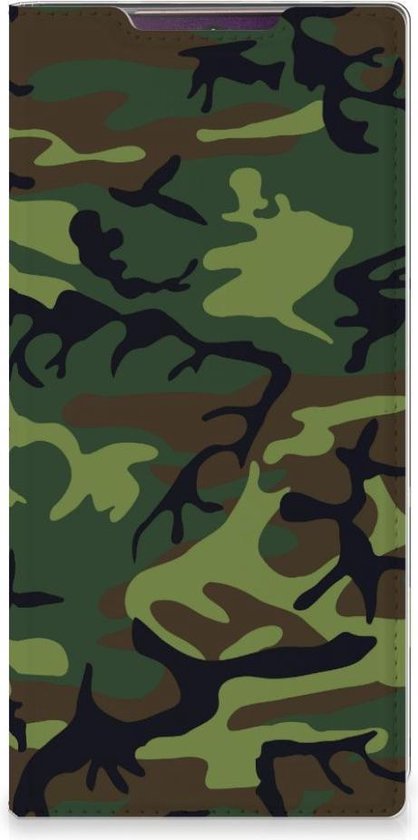 Etui portefeuille Samsung Galaxy Note 20 Ultra téléphone Army Dark