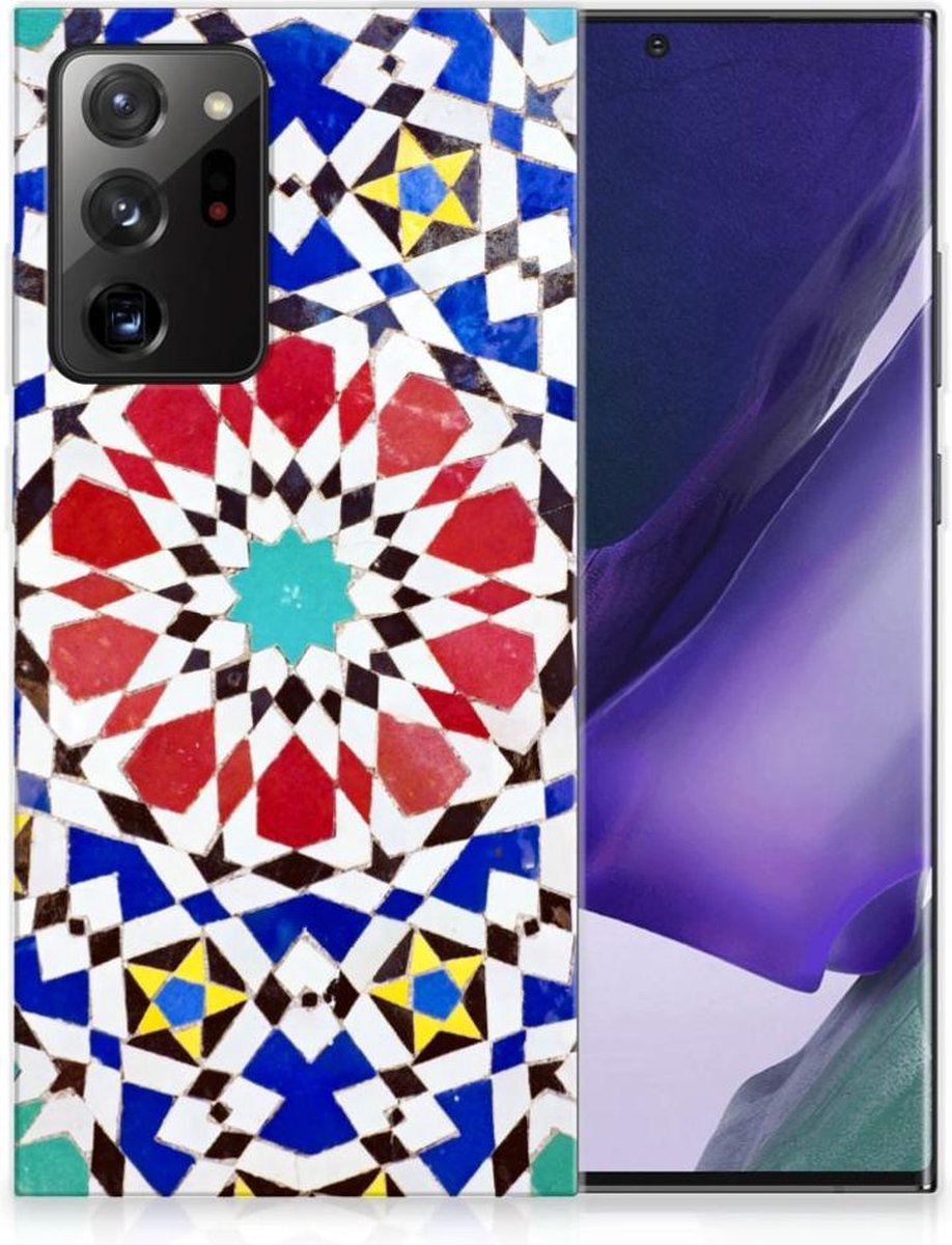 Samsung Galaxy Note20 Ultra TPU Siliconen Hoesje Mozaïek