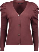 Rode Vest dames maat L kopen? Kijk snel! | Lang vest met decoratieve gaten en capuchon, lange vesten