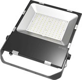 LED Bouwlamp 24V - 100 Watt - 13000 Lumen - Zwart - Spatwaterdicht - Helder wit licht