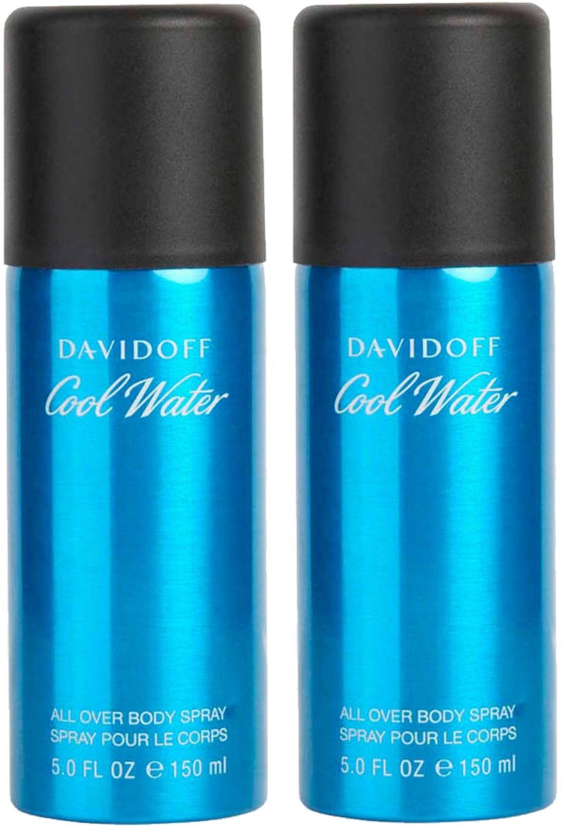 Davidoff Cool Water for men 2x deospray 150 ml = 300 ml - Bundelvoordeel