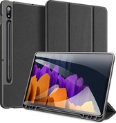 Dux Ducis Domo Series Samsung Galaxy Tab S7 Tri-fold Hoes Zwart