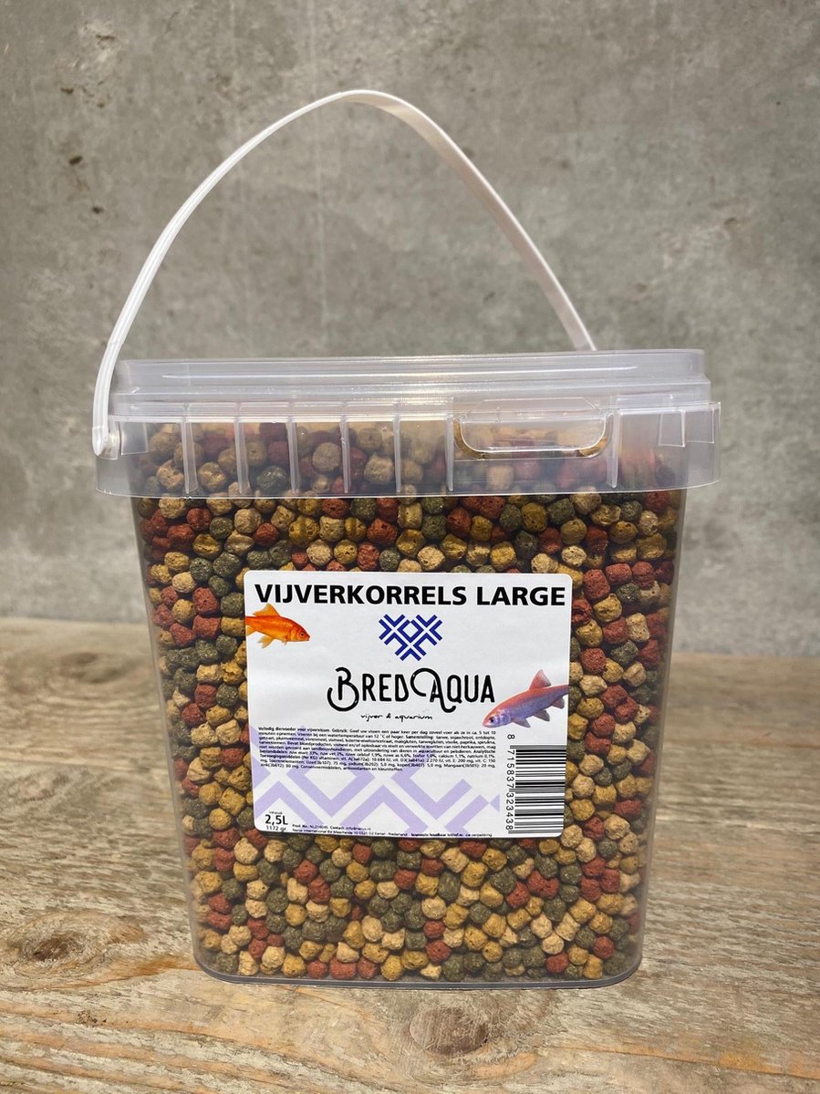 Excellent vijverkorrels large (2,5 LTR)