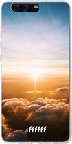 Huawei P10 Plus Hoesje Transparant TPU Case - Cloud Sunset #ffffff
