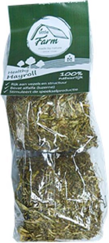 Luzerne hooi traktatie voor konijn Little Farm Healthy Hayroll