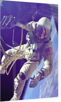 Astronaut Gemini 4 first in outer space (ruimtevaart) - Foto op Plexiglas - 30 x 40 cm