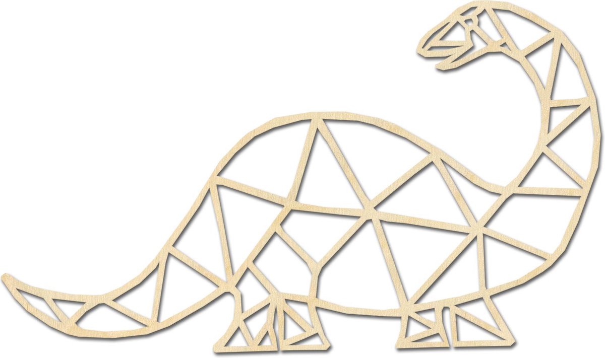 Decoratief Beeld - Geometrische # Dieren - Hout - Hout-kado - 51 X 30 Cm