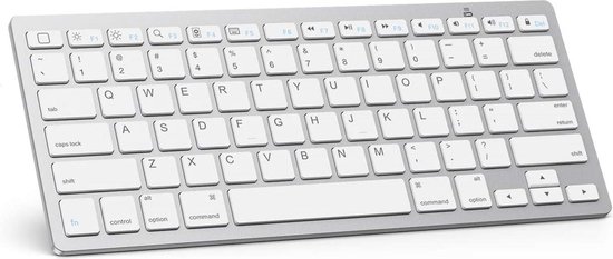 Absorberen Trillen viering A-KONIC toetsenbord - draadloos met Bluetooth 3.0 – Universeel QWERTY ANSI  - Zilver | bol.com