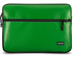Surface Pro 11 hoes met vak (van gerecycled materiaal) - Groene laptop sleeve of cover voor Microsoft Surface Pro 11/10/9/8/7 (2025/2026)