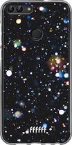 Huawei P Smart (2018) Hoesje Transparant TPU Case - Galactic Bokeh #ffffff