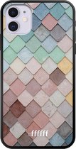 iPhone 11 Hoesje TPU Case - Colour Tiles #ffffff