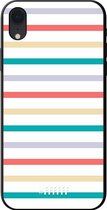 iPhone Xr Hoesje TPU Case - Pastel Tracks #ffffff