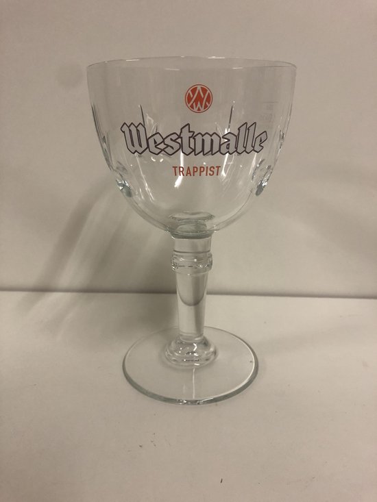 Original Westmalle Bierglas – 33 Cl, Klassischer Kelch Für Trappisten-Bier-Genuss