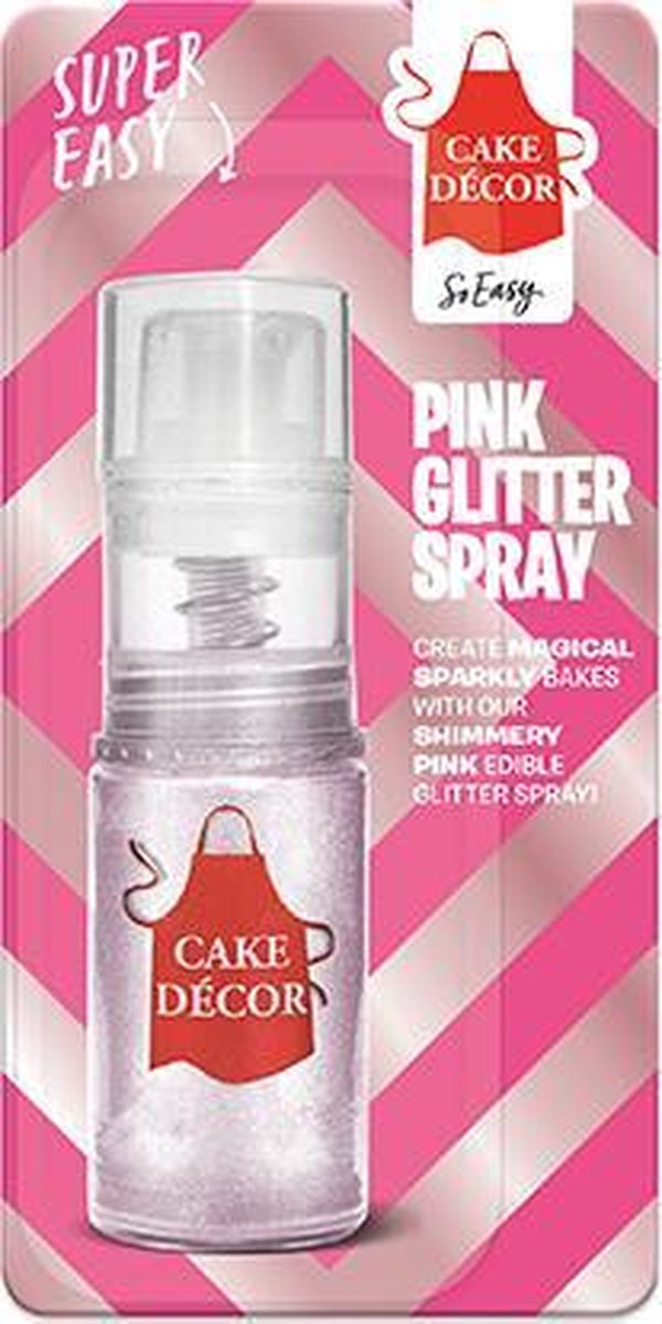 Cake Décor Pink Glitter Spray Edible Lustre Eetbare Glitter