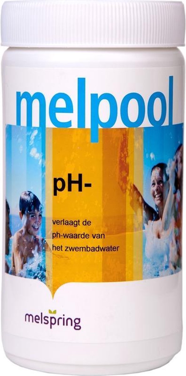 Melpool PH- poeder (1,5 kg) - Jacuzzi chloor - Spabad chloor - Melpool