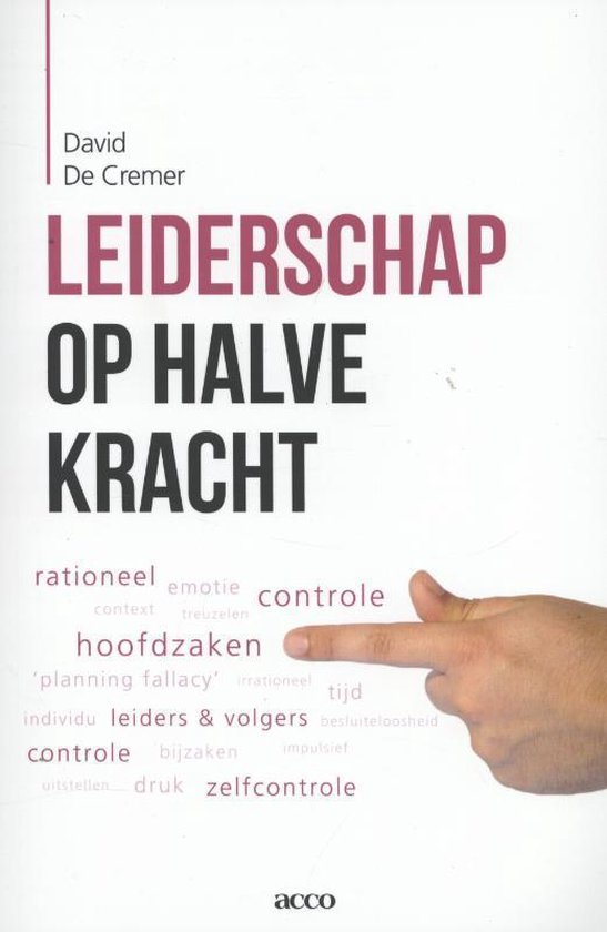 Cover van het boek 'Leiderschap op halve kracht'