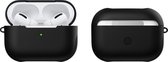 Apple AirPods Pro Hoesje Zwart - 360° Volledige bescherming - Antivingerdruk - Trekt Geen Stof - Schokbestendig