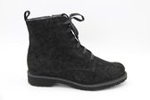 verhulst- veter bootie zwart suede breedte K- maat 40