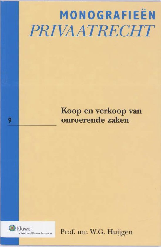 Koop en verkoop van onroerende zaken - cover
