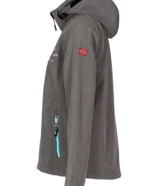 | Nord Berg softshell jas FAY Grijs gemêleerd Maat | Nord Berg dames softshell jas Fay light blue