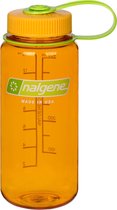 Nalgene Wide Mouth Bottle - drinkfles - 0.5 liter - BPA free - Oranje