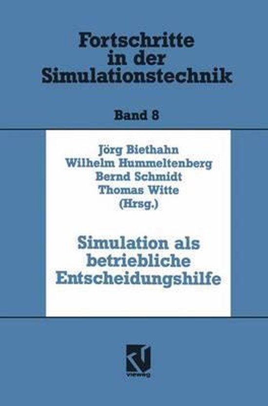 Simulation Als Betriebliche Entscheidungshilfe - cover