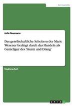 Das Gesellschaftliche Scheitern Der Marie Wesener Bedingt Durch Das Handeln ALS Geniefigur Des 'Sturm Und Drang'