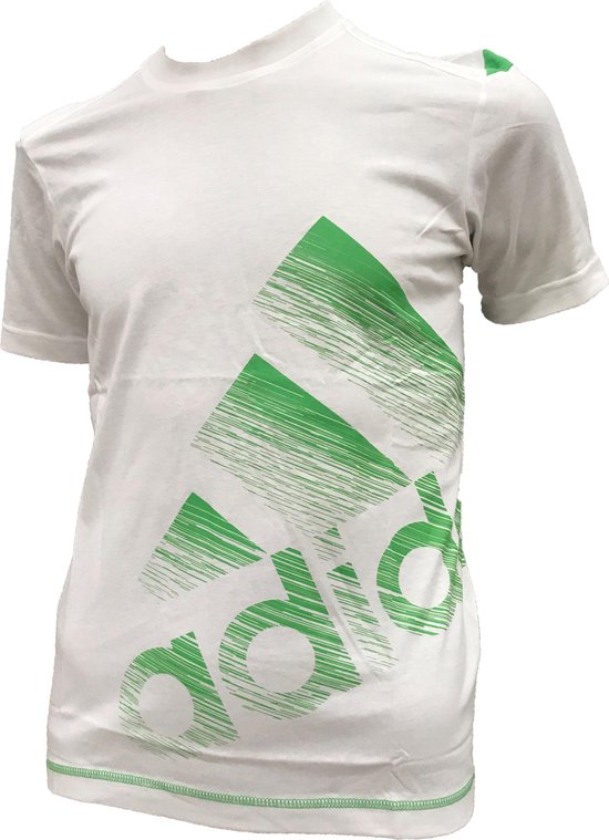 Adidas T-shirt Maat 140 Wit/Groen | bol.com