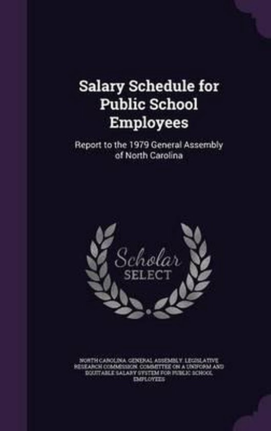 Salary Schedule for Public School Employees | 9781341956300 | Boeken