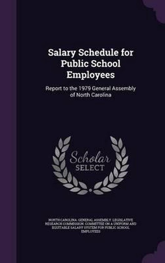 Salary Schedule For Public School Employees 9781341956300 Boeken 