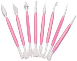 8-delige cake toolset - Cupcake gereedschap - Taarten decoreren - Random kleur