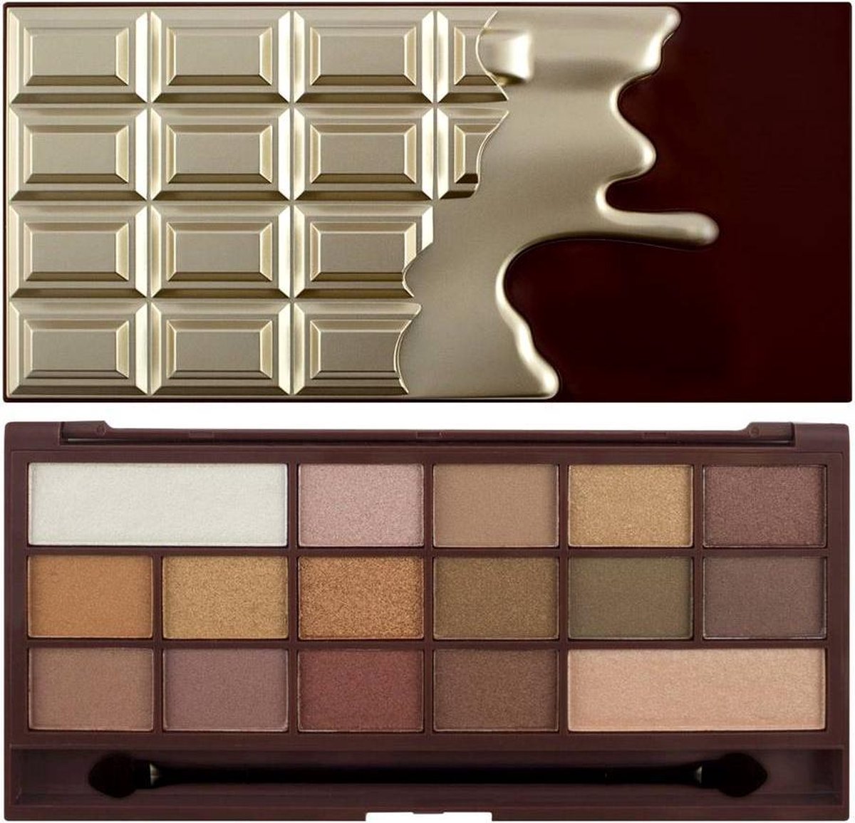 I Love Makeup Heart Pallette Golden Bar bol