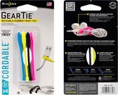 NITE IZE Gear Tie CORDABLE 3" - 4 PACK MIX COLOR GTK3-A1-4R7