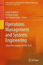 Lecture Notes on Multidisciplinary Industrial Engineering- Operations Management and Systems Engineering